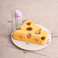 Curio Felt Puzzle Cheese | Interactive Enrichment Maze